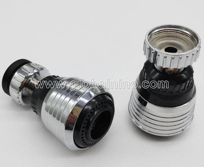 dual function kitchen faucet swivelling aerator